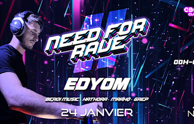 Need For Rave #2 - Soirée techno à Bizanos