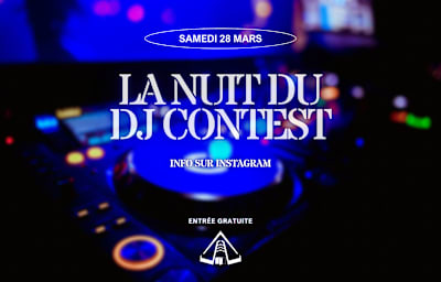Gratuit : La Nuit Du Dj Contest - Soirée techno à Rochecorbon