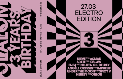 Asmar - Soirée techno à Lille