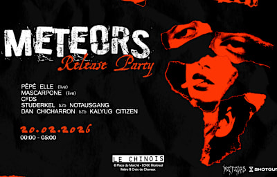 Meteors Recordings: First Transmission - Release Party - Soirée techno à Montreuil