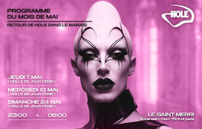 Hole Party#3 (Veille De Jour Férié) - Soirée techno à Paris