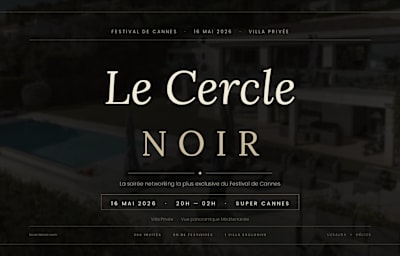 Cannes Private Networking - Soirée techno à Côte D'azur