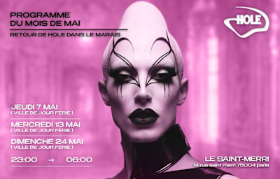 Hole Party#2 (Veille De Jour Férié) - Soirée techno à Paris