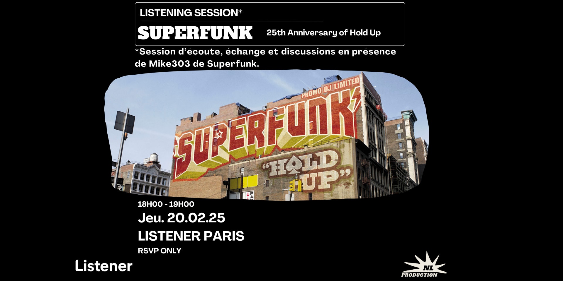 Listening Session : Superfunk Cover
