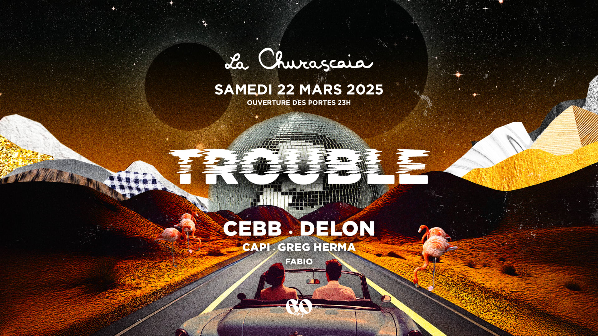 Trouble - 22.03.25 - La Churascaia Cover