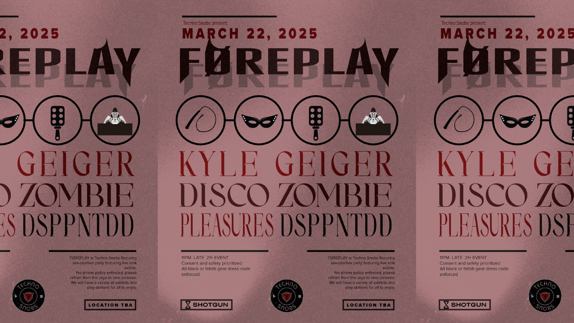 Techno Snobs Presents: Føreplay [Feat. Kyle Geiger] Cover