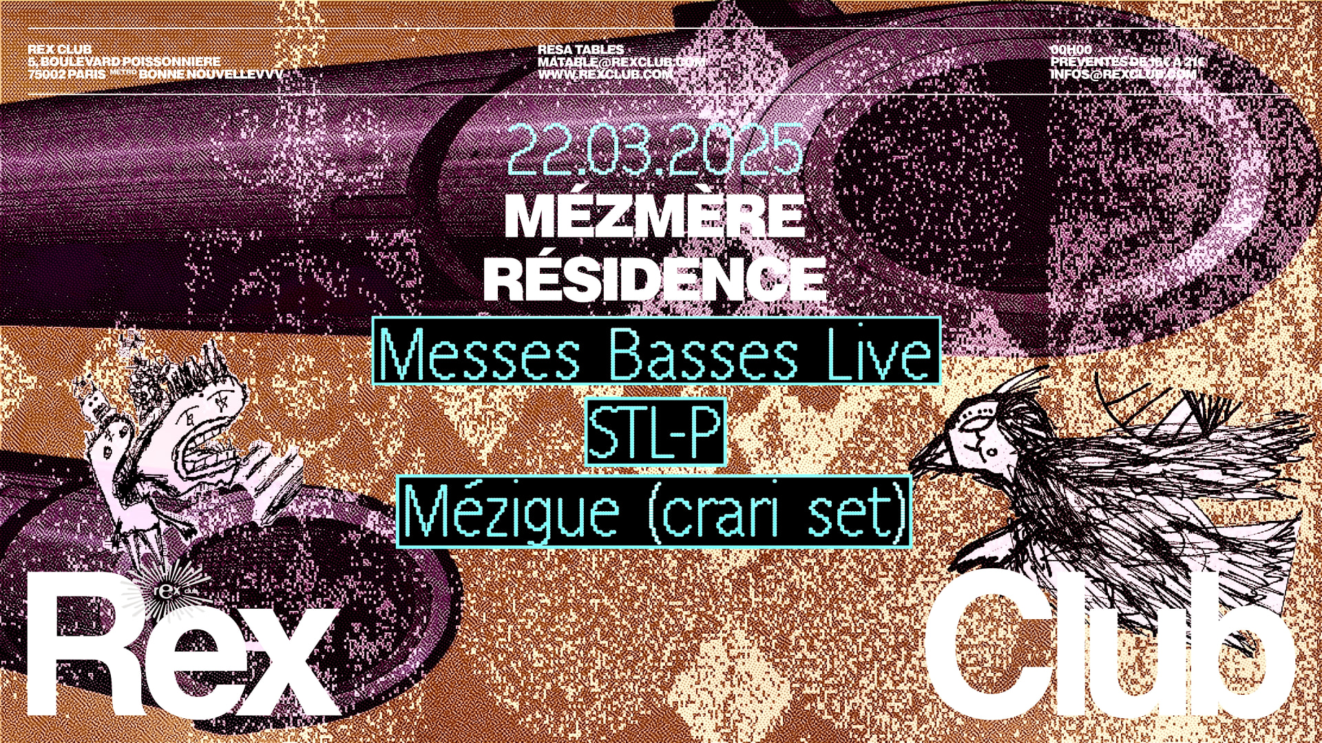 Mézmère Résidence: Messes Basses (Live), Mézigue, Stl-P Cover