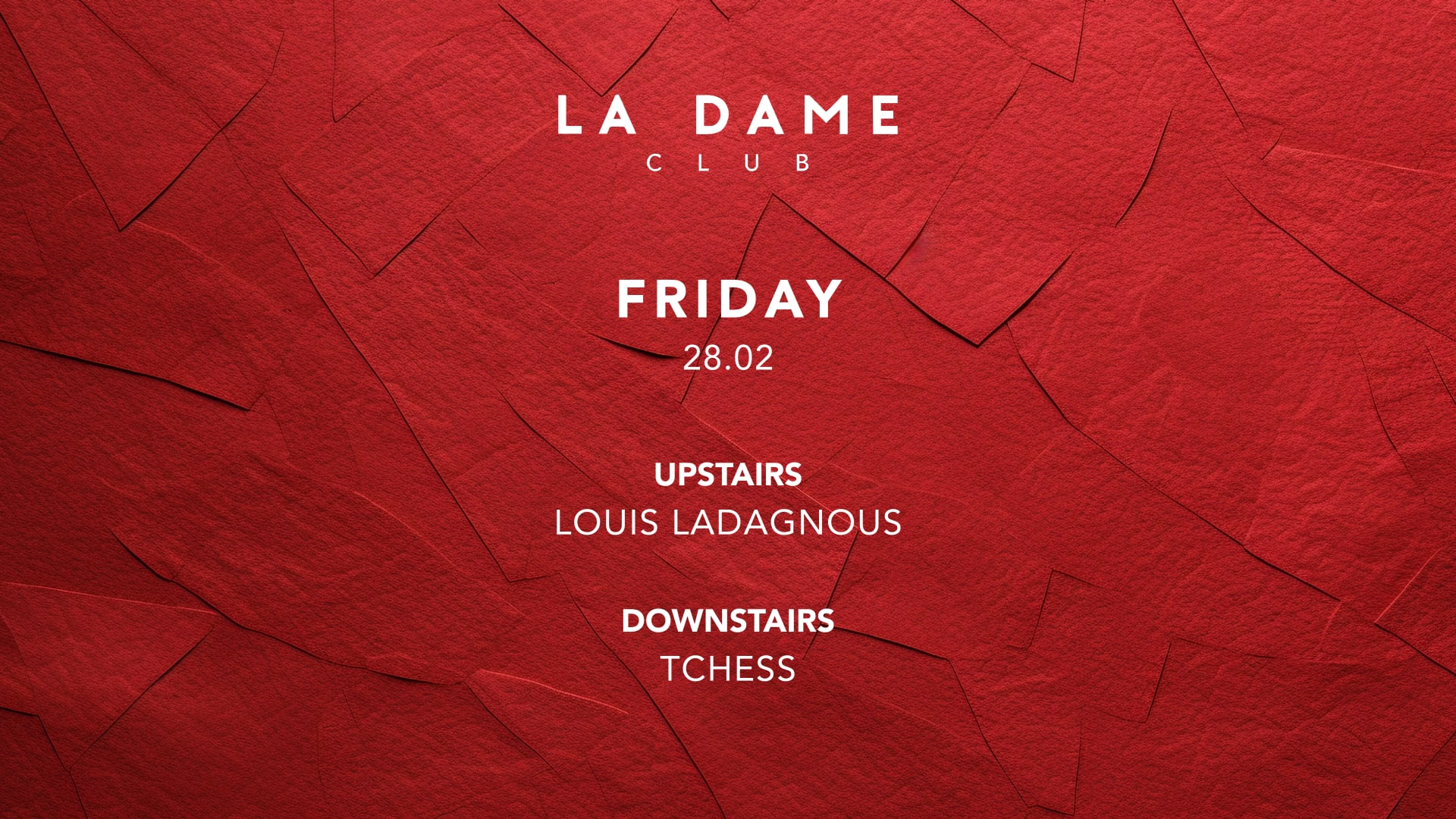 La Dame // Ven 28 Fev // Louis Ladagnous - Tchess Cover