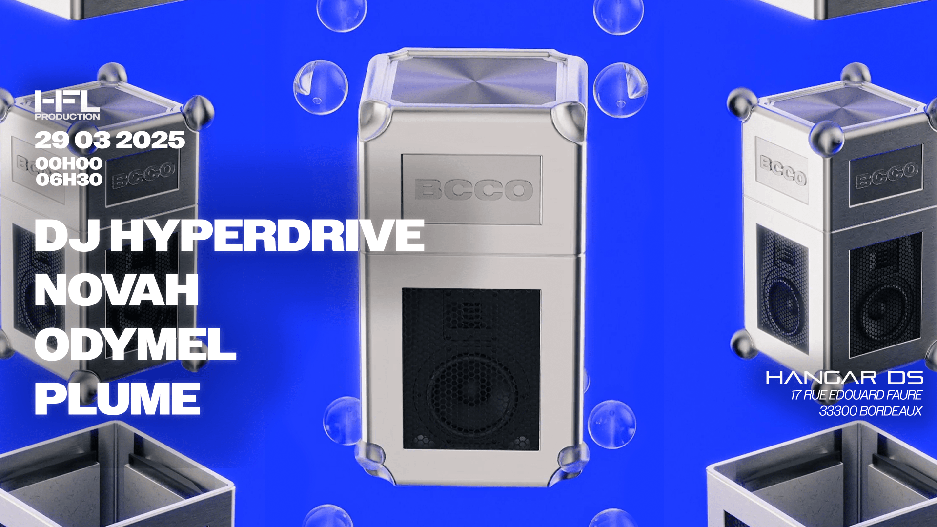 Bcco  W/ Dj Hyperdrive / Novah / Odymel / Plume Cover