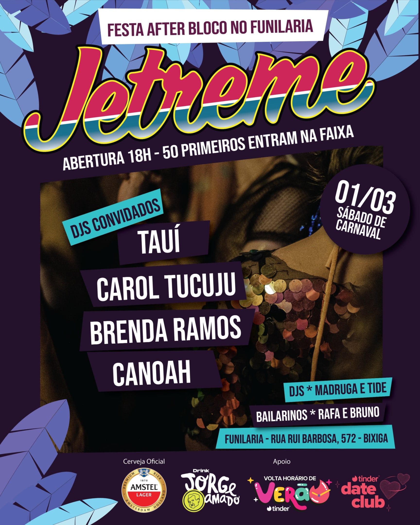 After Bloco Jetreme Na Funilaria  - 01/03 - Sábado - 18:00 Cover