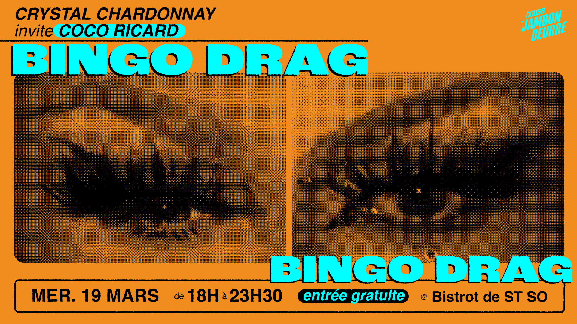 Bingo Drag | Crystal Chardonnay Invite Coco Ricard @St So Cover