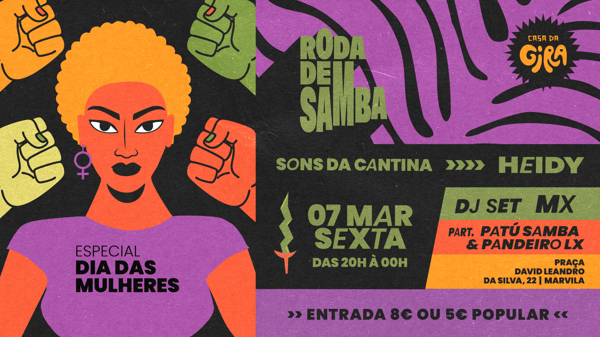 Casa Da Gira 07/03 (Especial Dia Da Mulher) Cover