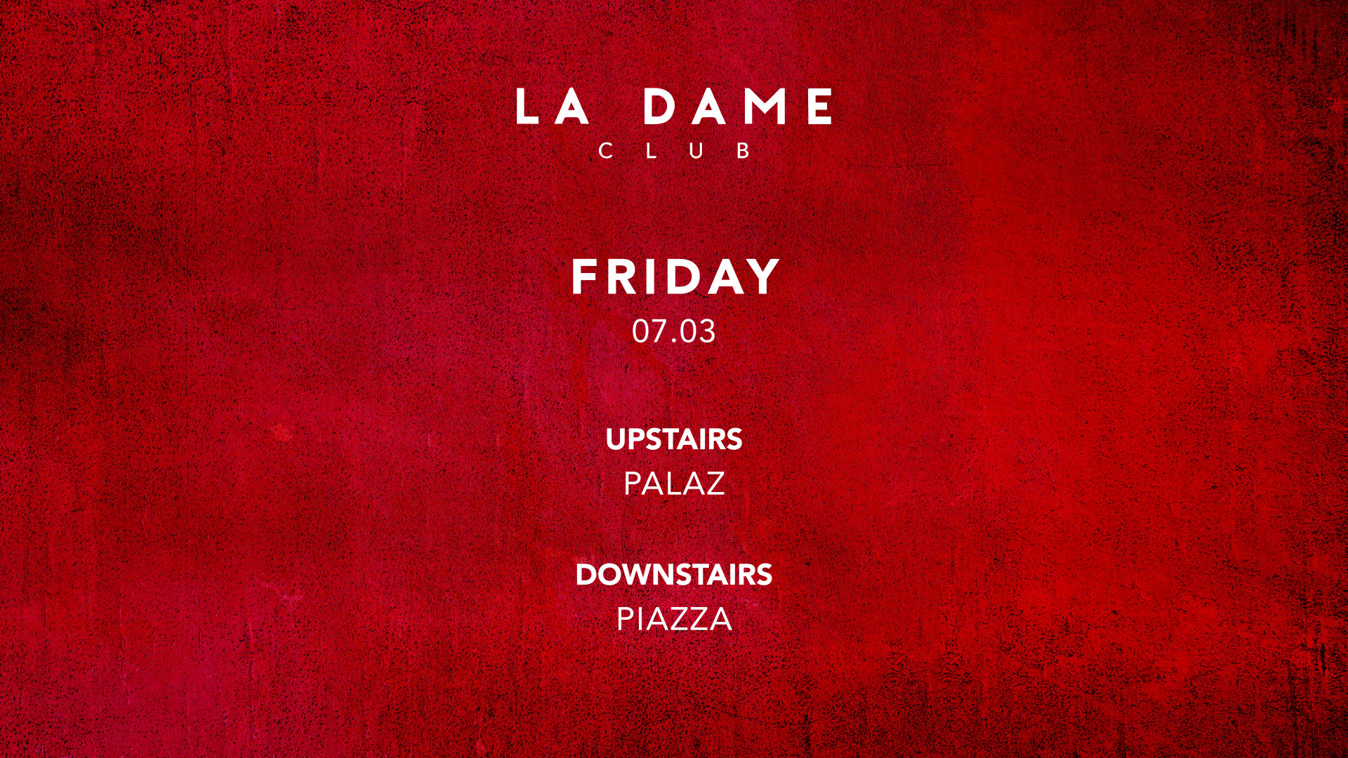 La Dame // Ven 07 Mars // Palaz - Piazza Cover