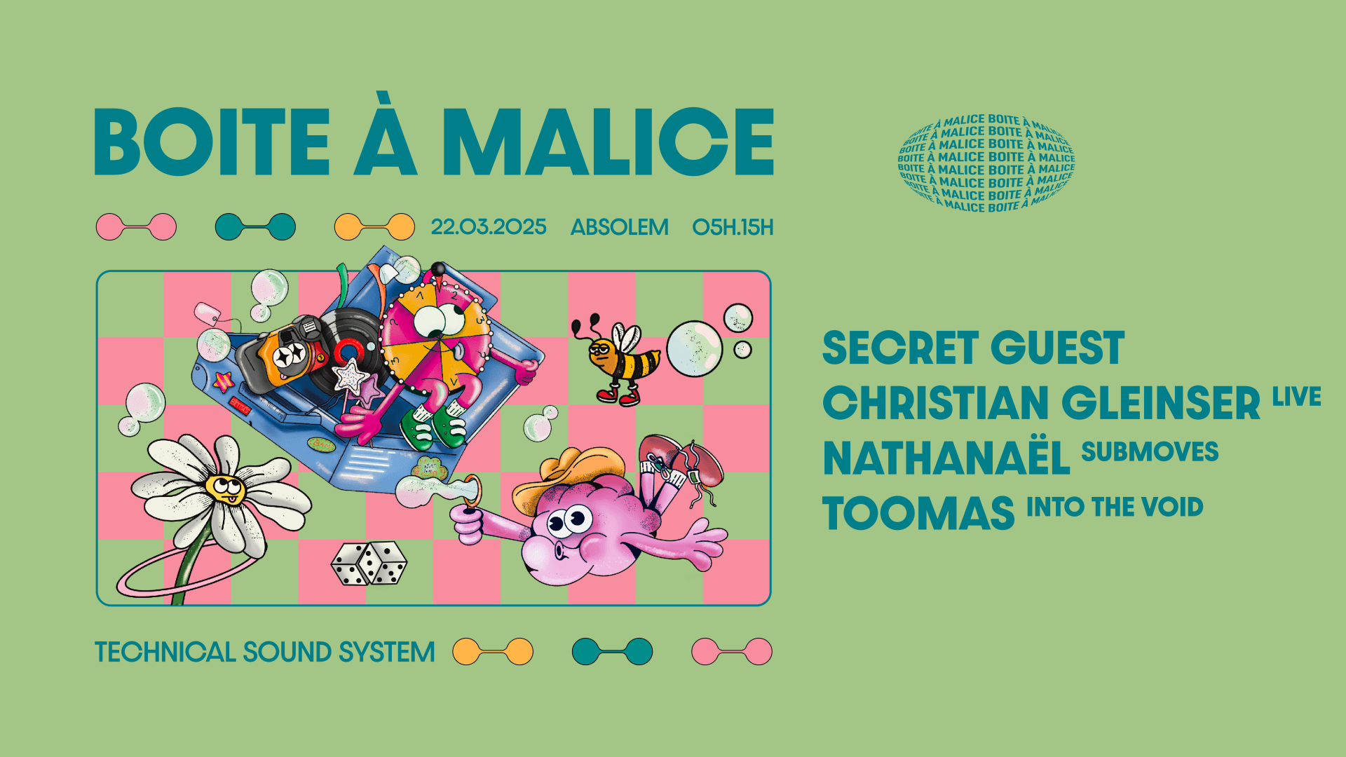 Boite A Malice : Secret Guest, Christian Gleinser, Nathanael Cover