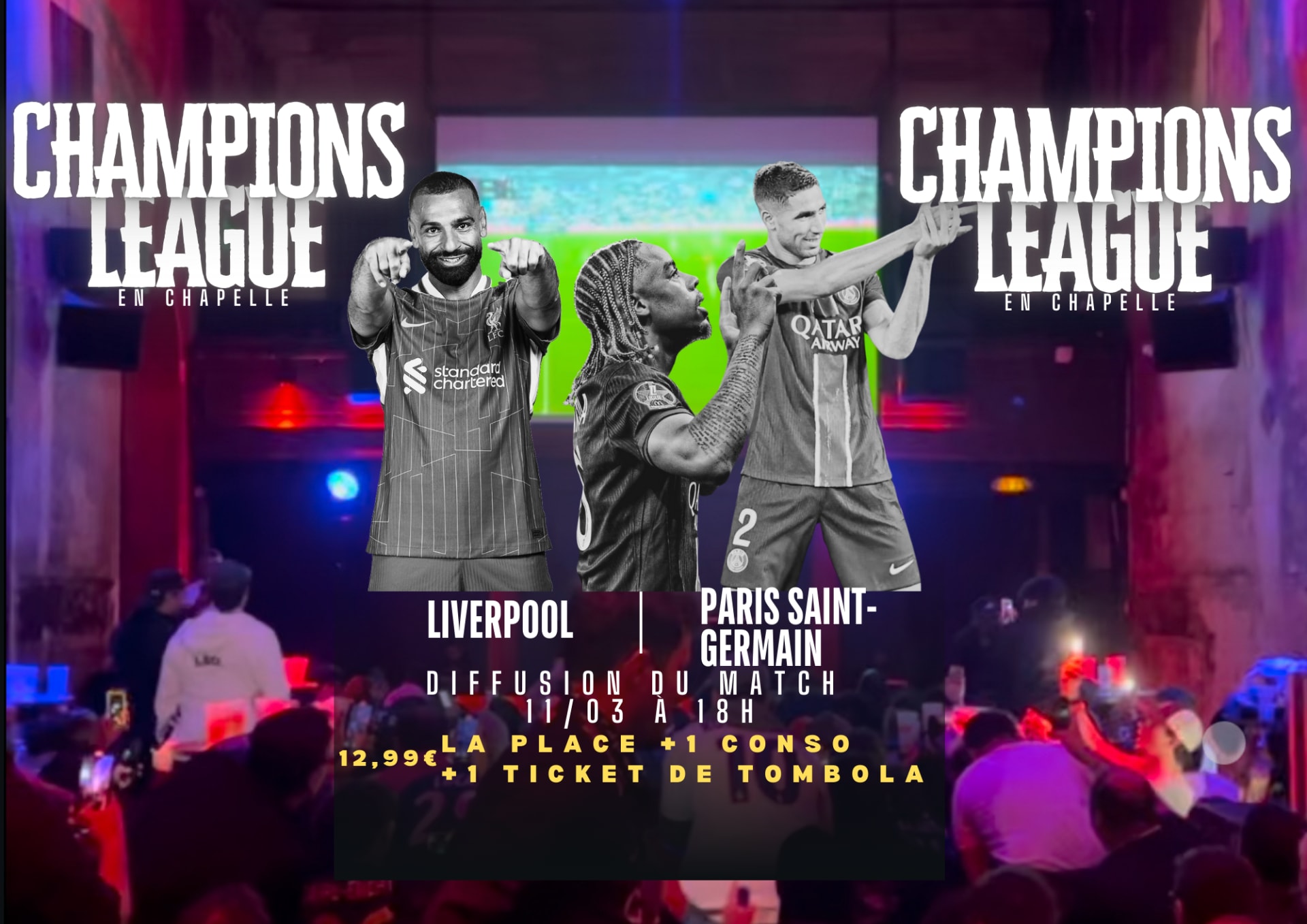Diffusion Liverpool Vs Psg + Dj Set Cover