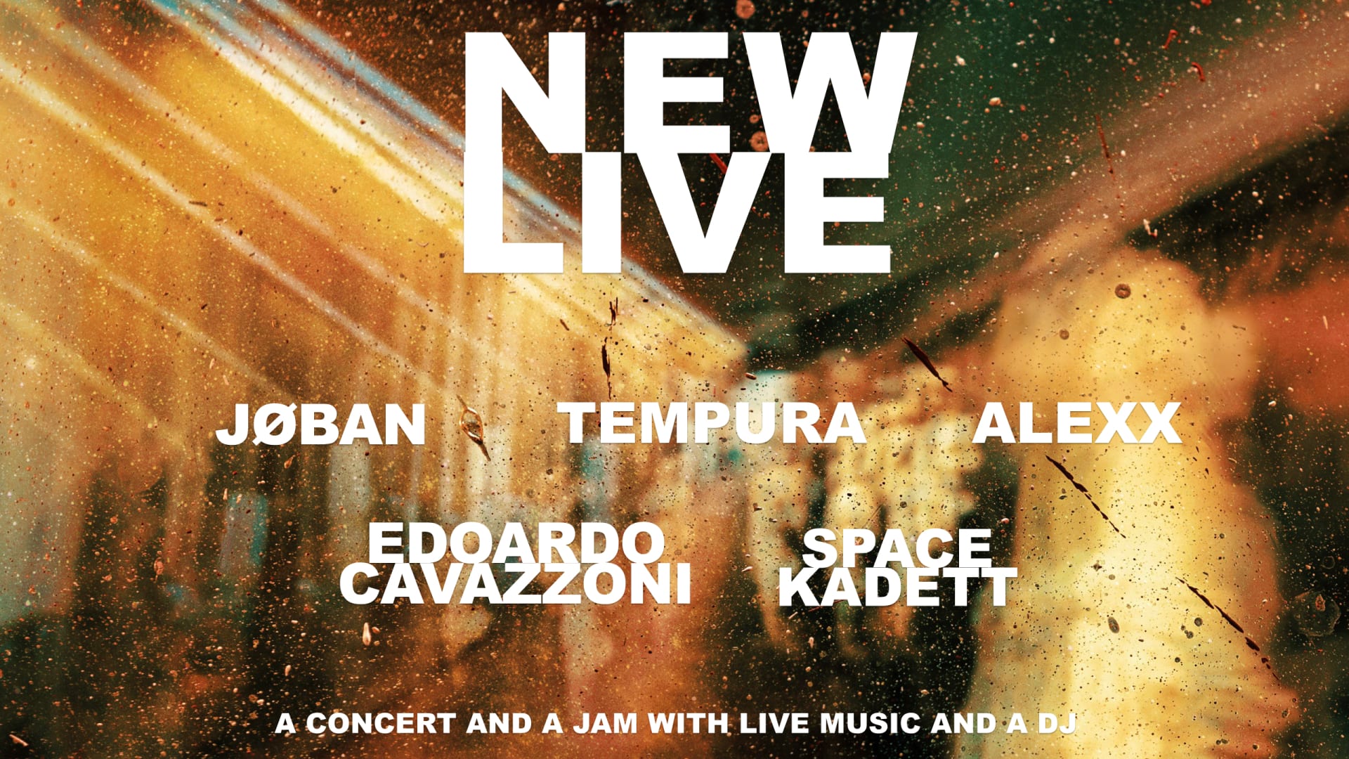 New Live W/ Tempura, Jøban, Alexx - Sat29mar Cover