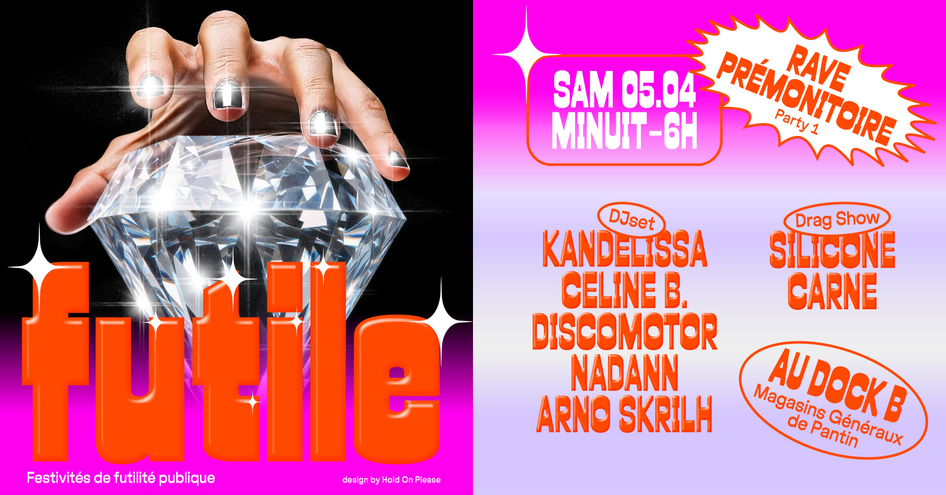 Futile : Rave Prémonitoire - Kandelissa & Résidents Futile Cover
