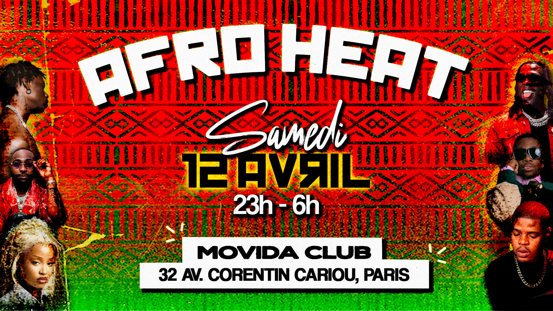 Afroheat Before Afro Nation + Guest Surprise @ Movida Club Cover