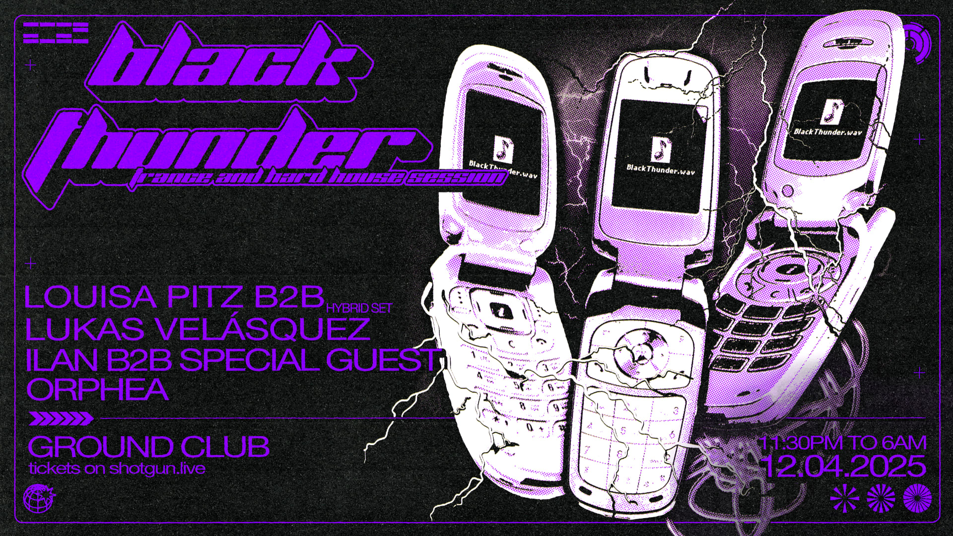 Black Thunder - Trance & Hard House Session Cover
