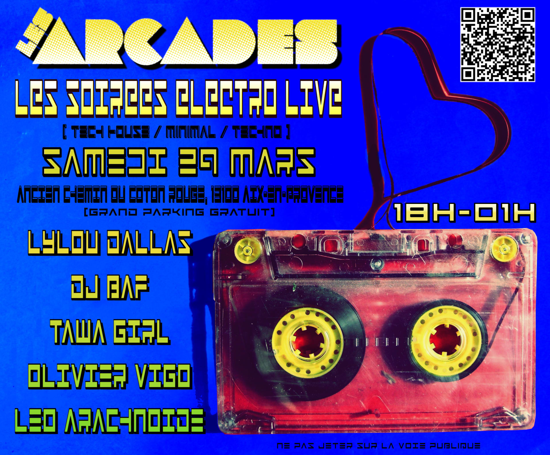 Les Soirées Électro Live Des Arcades Cover