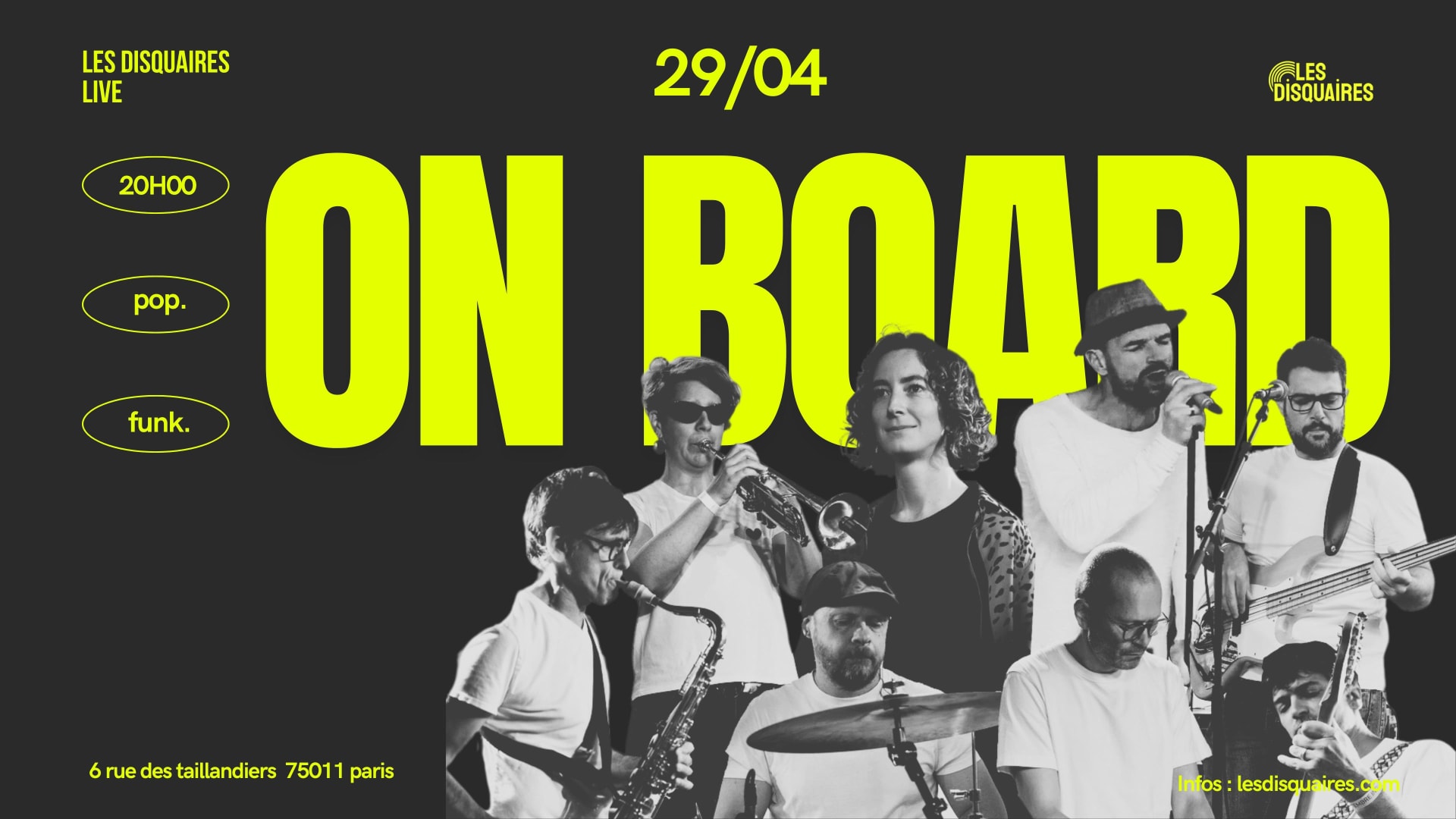 On Board X Les Disquaires Cover