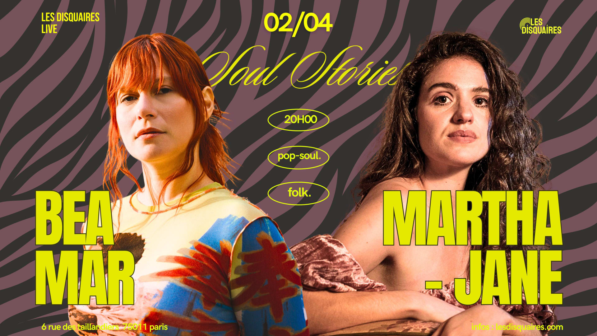 Soul Stories : Bea Mar & Martha-Jane Cover