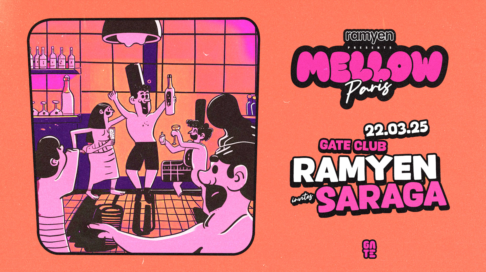 Mellow X Ramyen X Saraga Cover