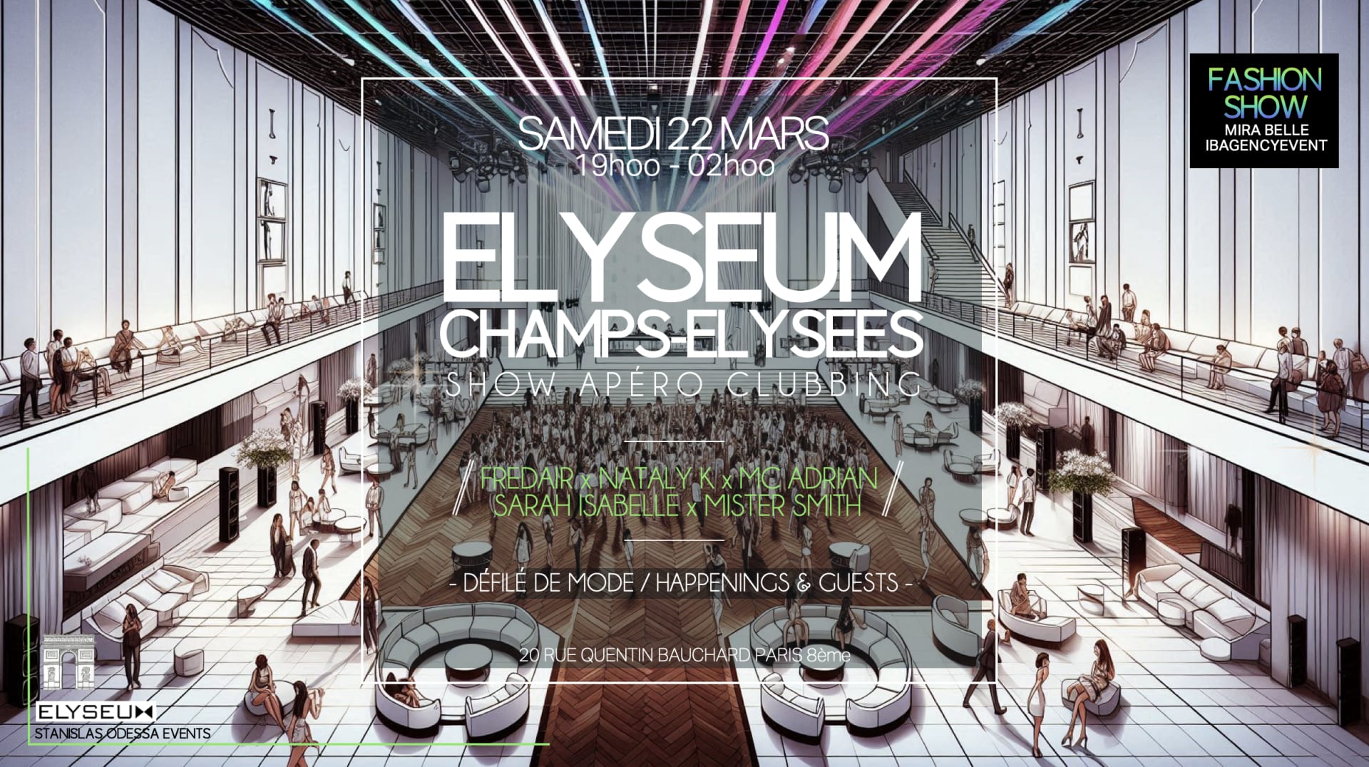 Elyseum Champs-Elysees / Fashion Show Apero & Clubbing Cover