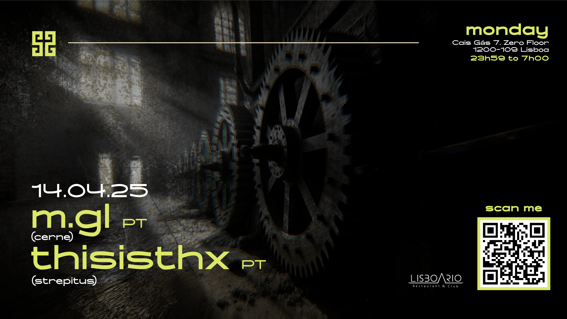 M.Gl • Thisisthx | Monday 14 Apr • Lisboa Rio Cover