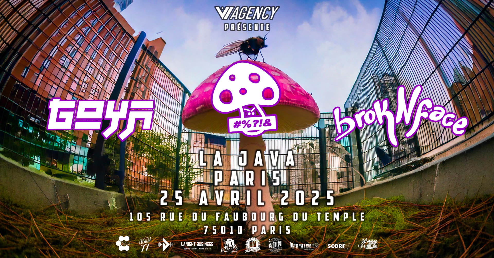 Victory Vision Agency : Sex Shop Mushrooms, Broknface, Goya Cover