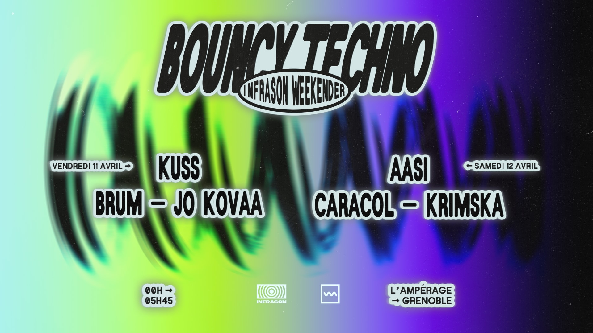 Infrason Weekender | Bouncy Techno À L'ampérage Cover