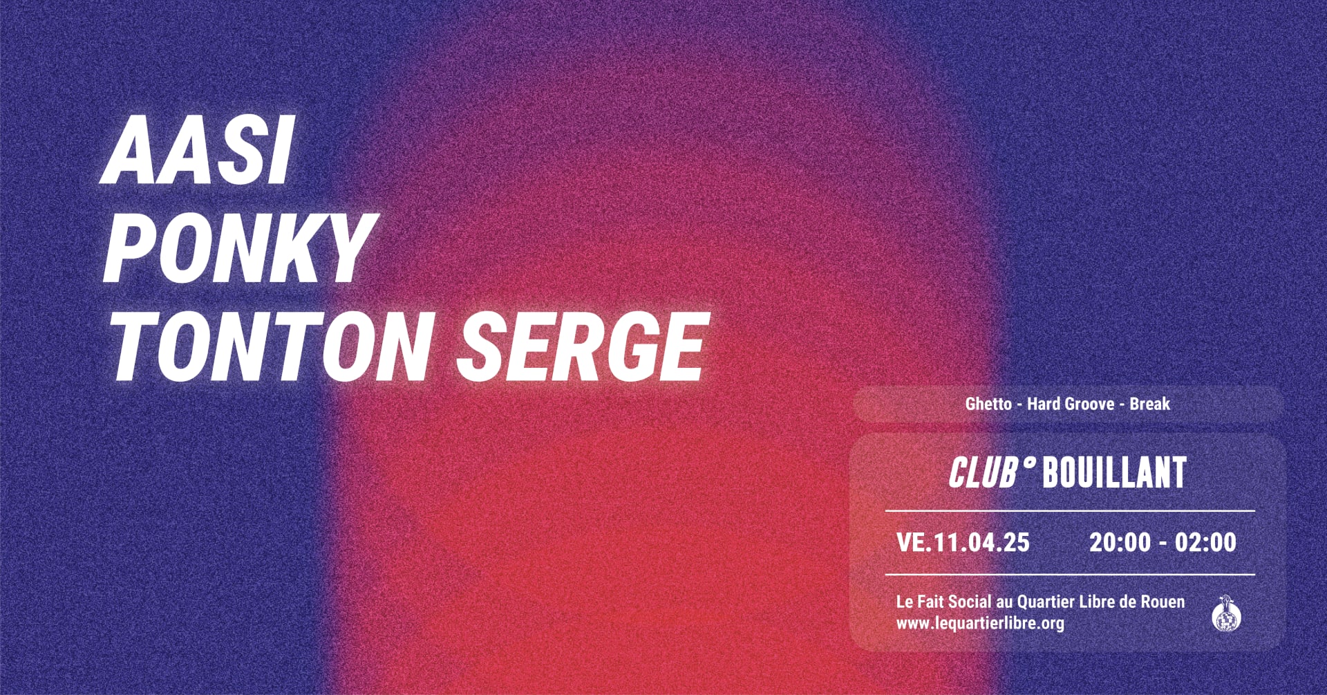 Club Bouillant - Aasi · Ponky · Tonton Serge Cover