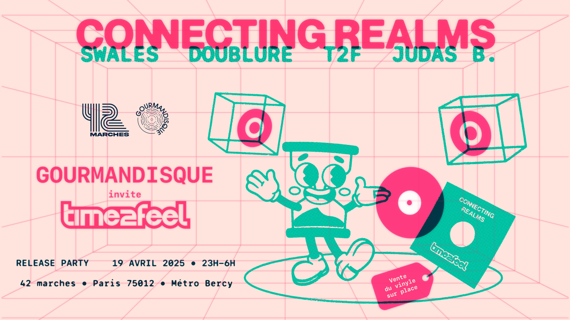 Gourmandisque X Time2feel X 42 Marches : Release Party Cover