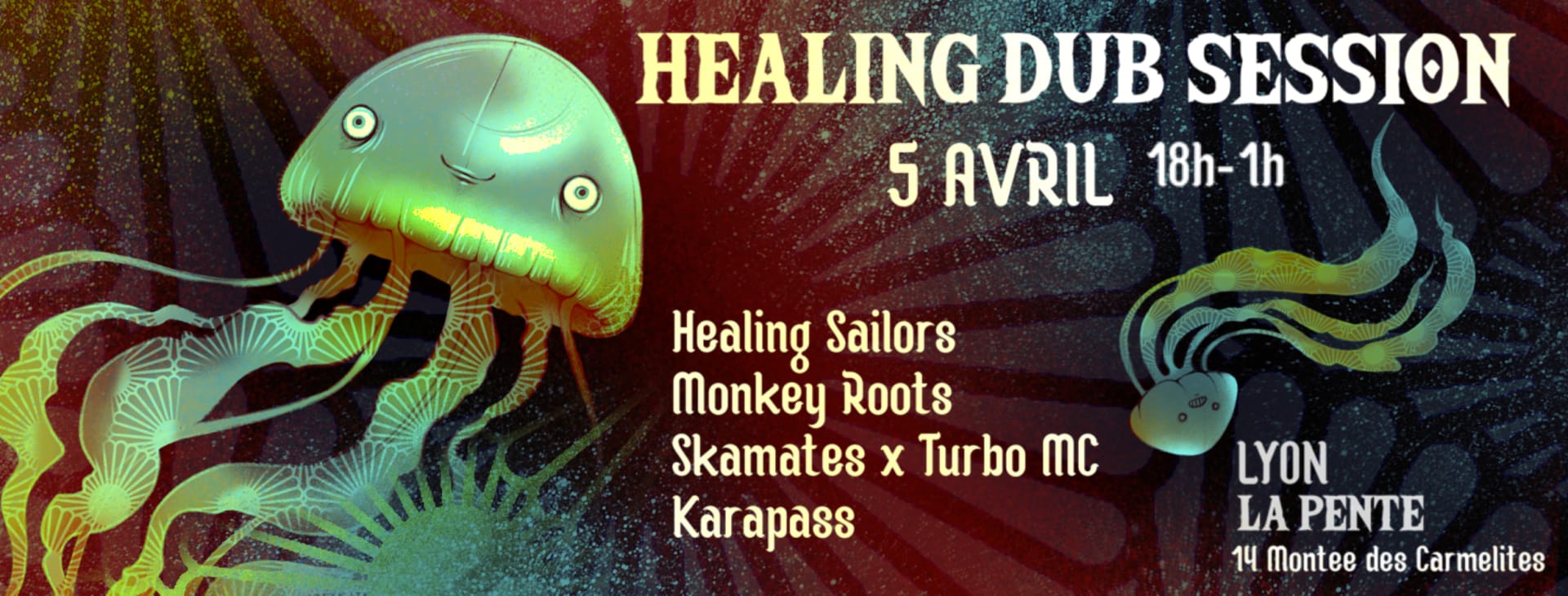 Healing Dub Session W/ Monkey Roots, Skamates & More Cover