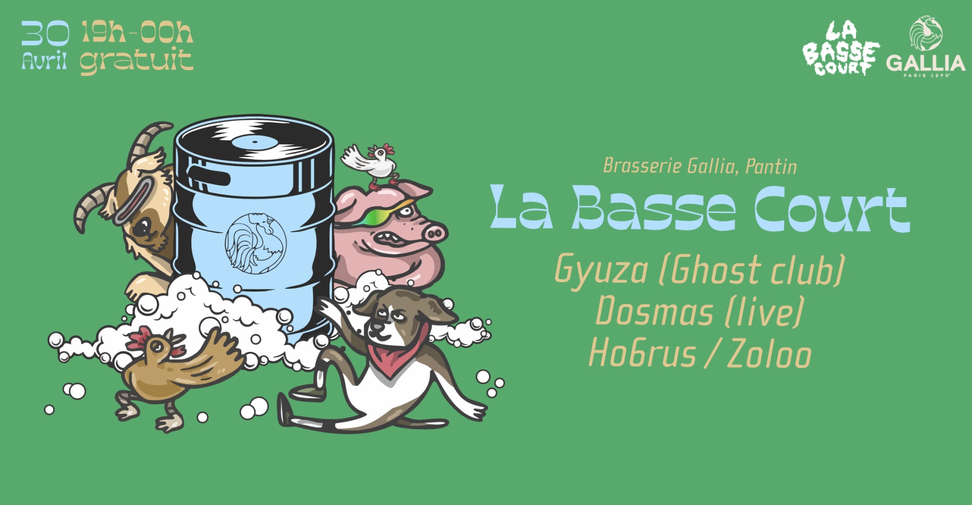 La Basse Court Invite : Gyuza @Bar Gallia (Pantin) Cover