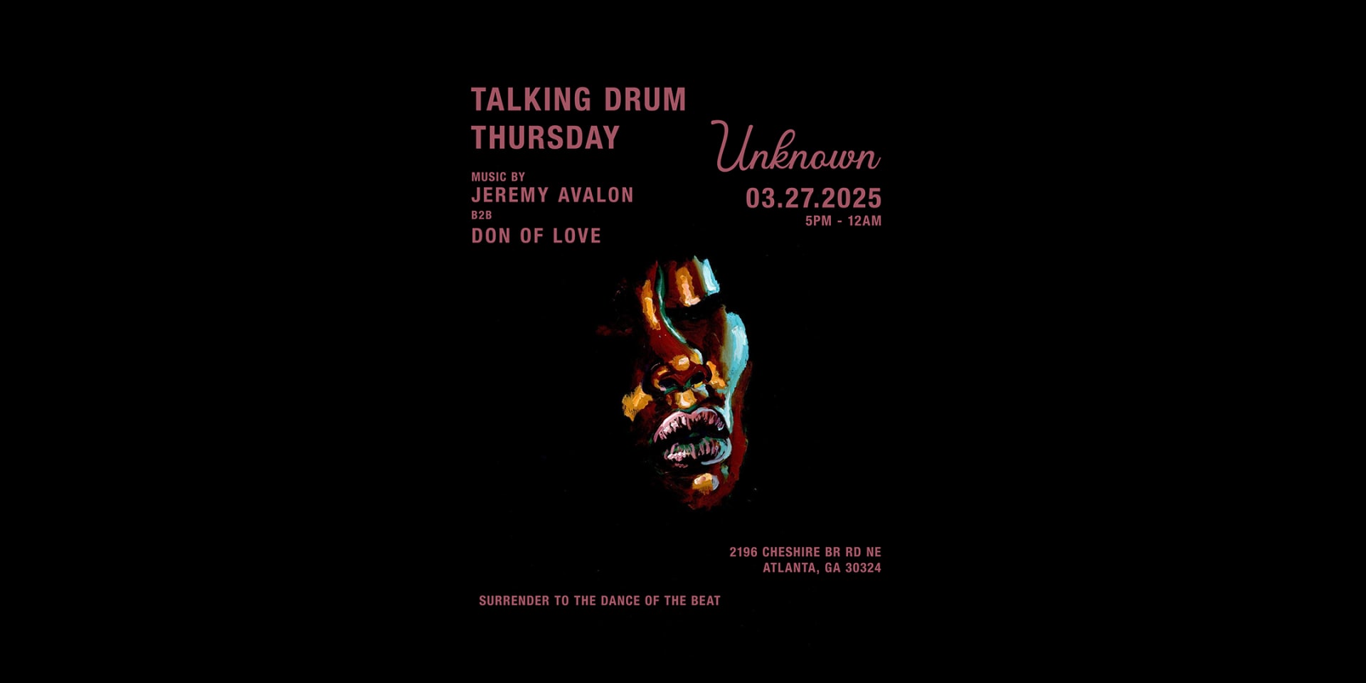 Talking Drum Thursday @ Unknown 03/27 Cover