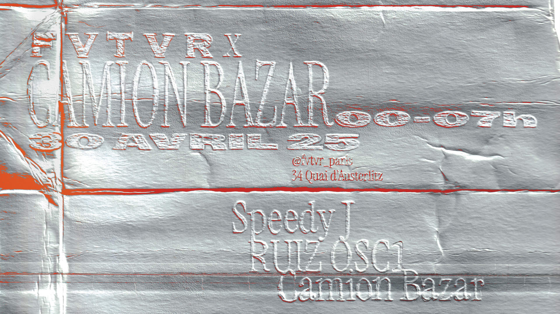 Camion Bazar: Speedy J, Ruiz Osc1, Camion Bazar Cover