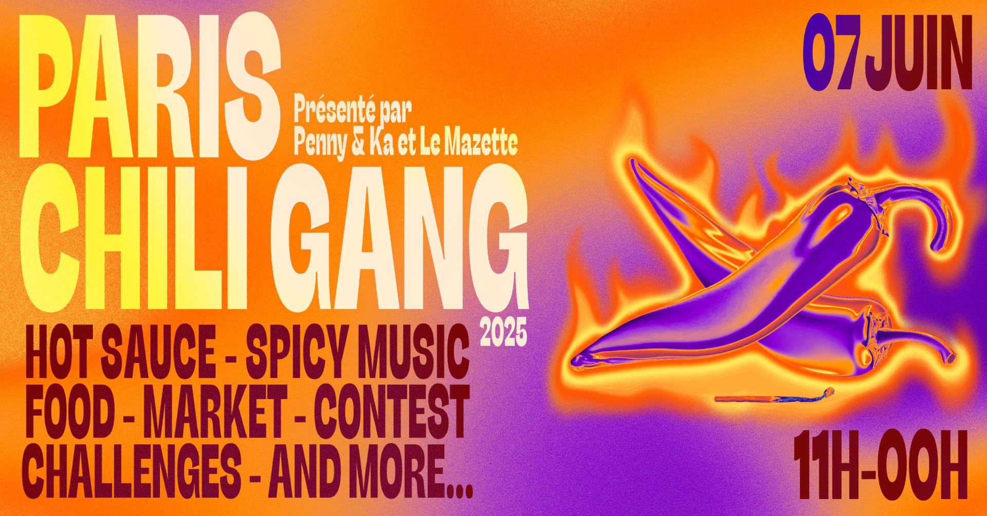 Paris Chili Gang : Hot Sauce, Hot Music & Food Cover