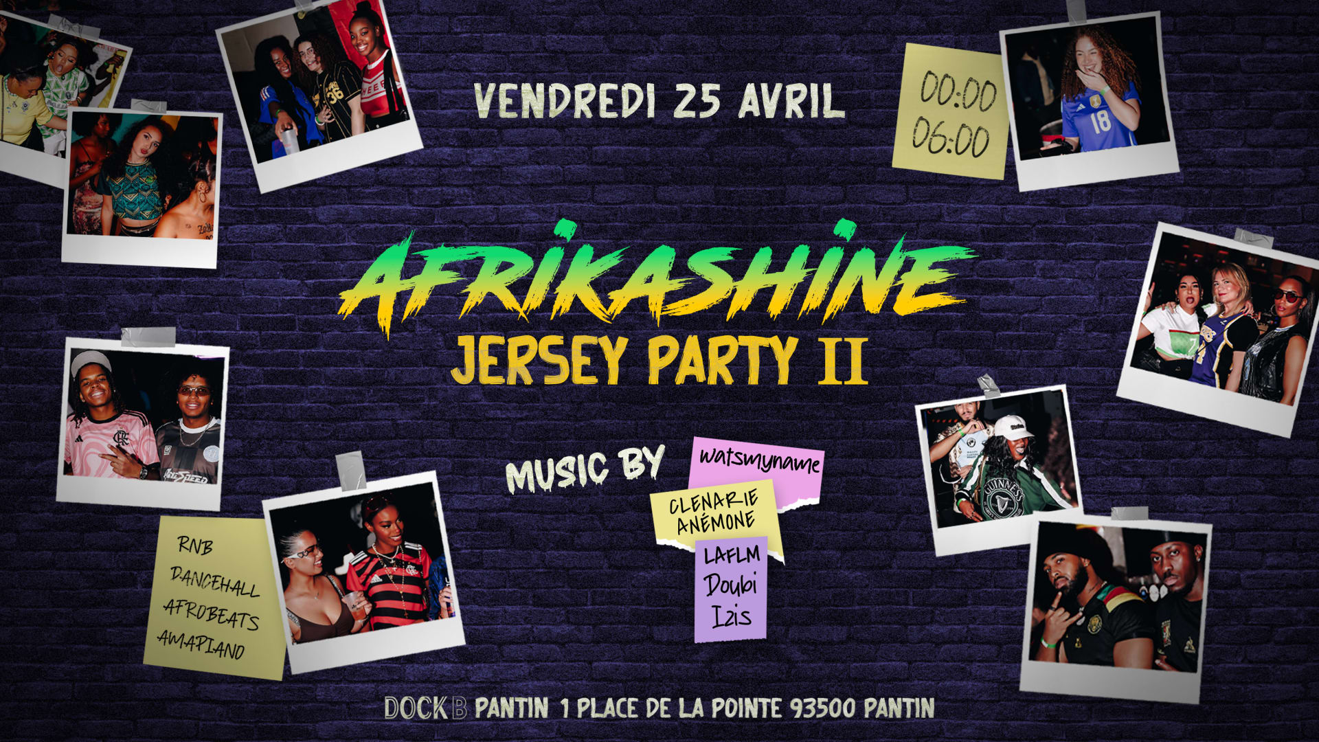 Afrikashine Jersey Party #2 Cover