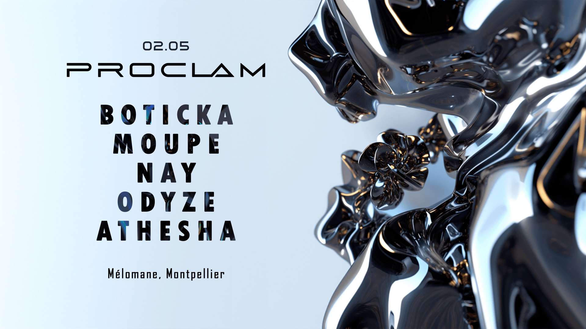 Proclam Tour #1 | Boticka, Moupe, Nay, Odyze, Athesha Cover