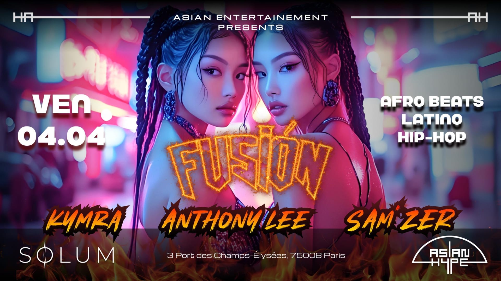 Hiphop / Afrobeat / Latino @ Solum Paris Cover