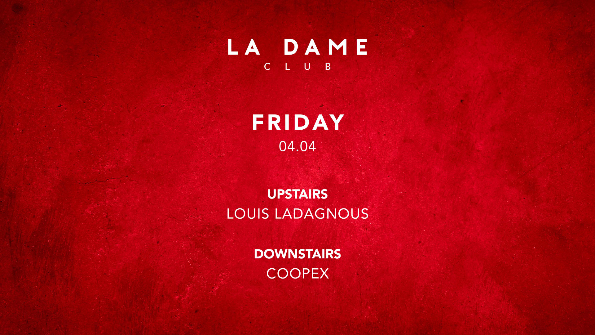 La Dame // Ven 04 Avril // Louis Ladagnous - Coopex Cover