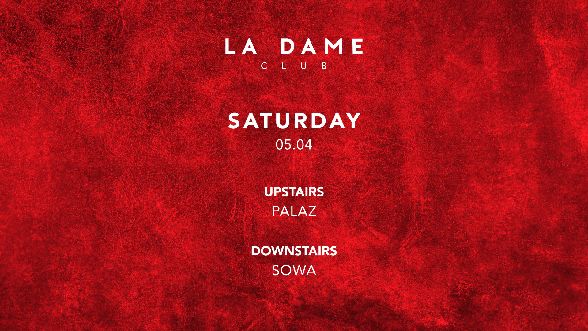 La Dame // Sam 05 Avril // Palaz - Sowa Cover