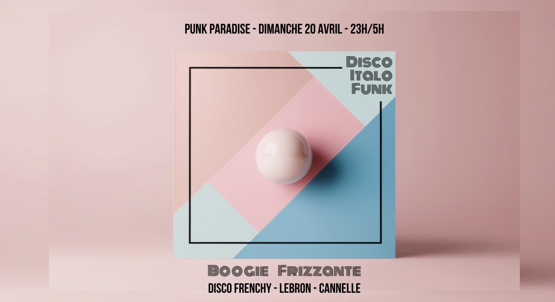 Boogie Frizzante @Punk Paradise Cover