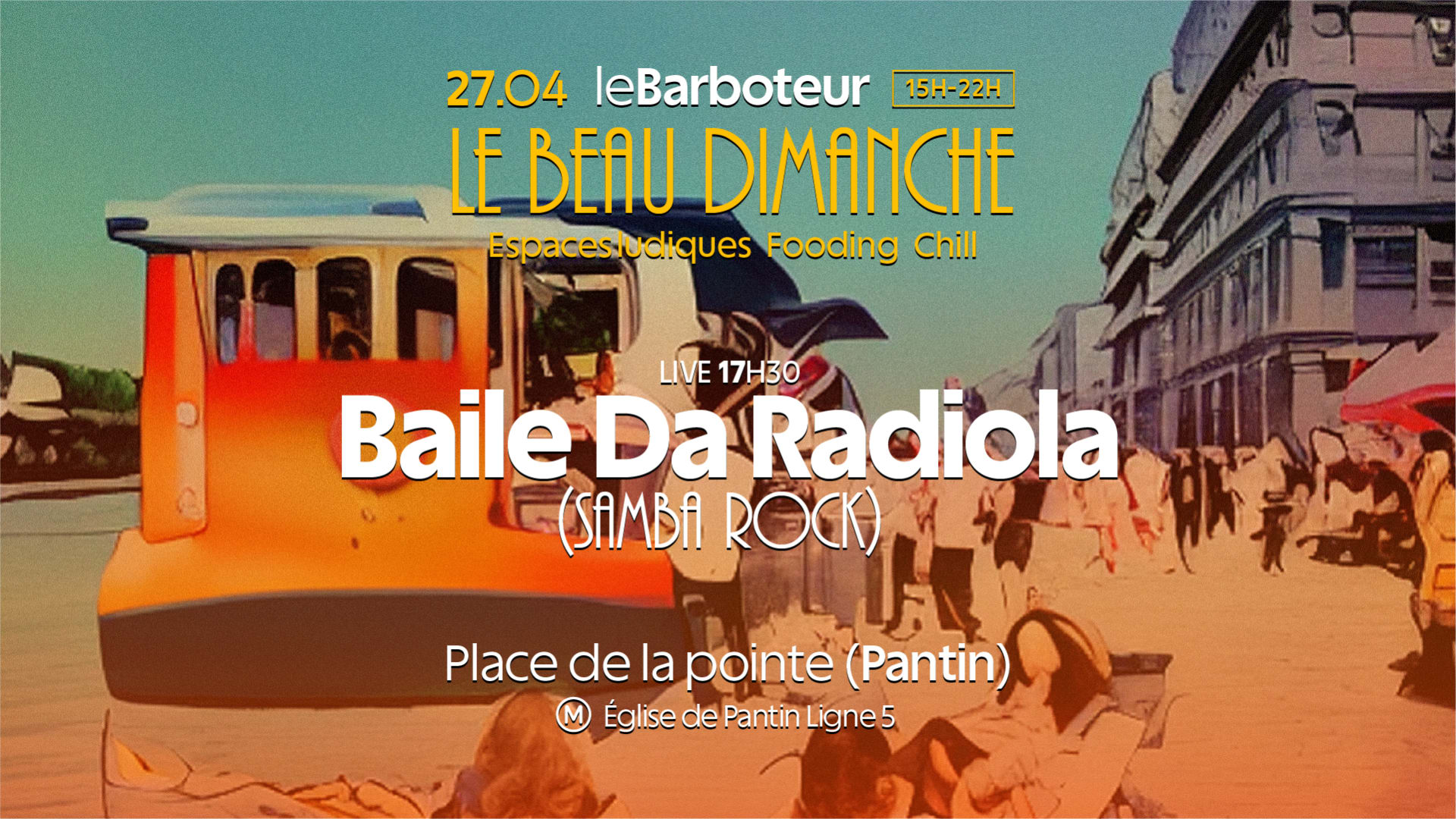 Le Beau Dimanche : Baile Da Radiola (Live) Cover