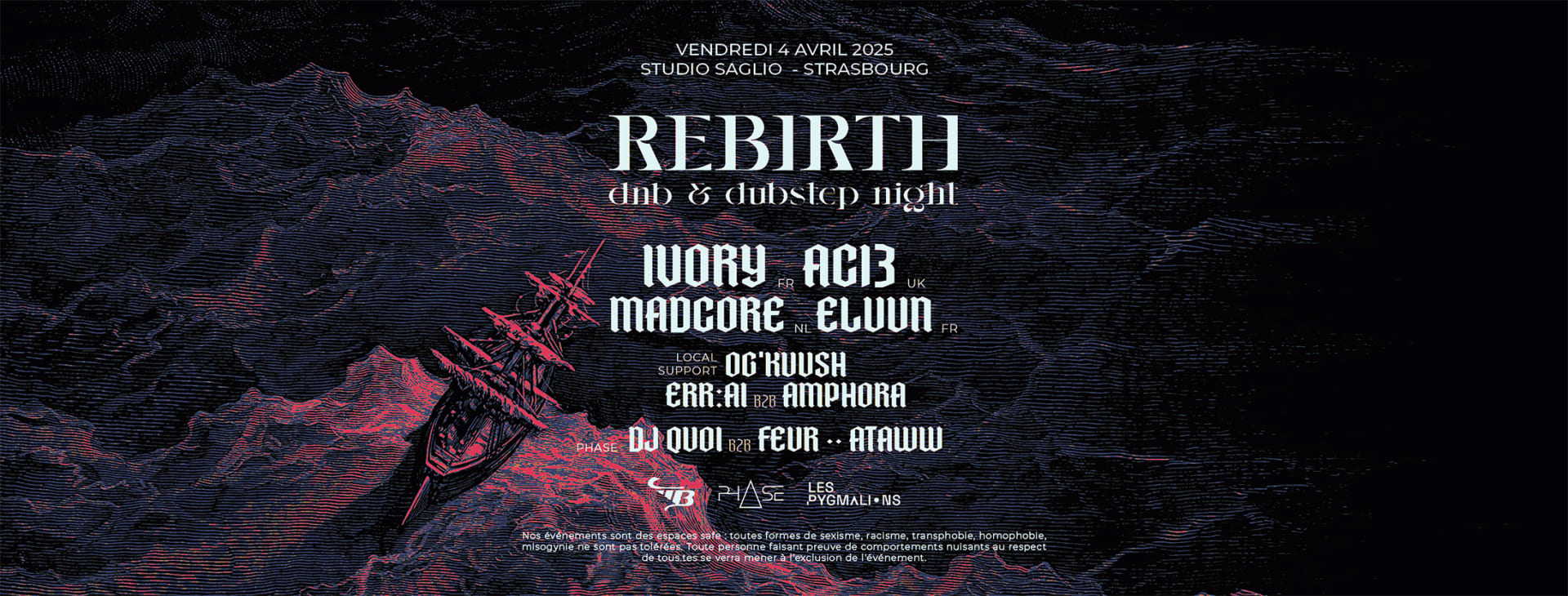 Rebirth #3 [Dnb & Dubstep Night] Cover