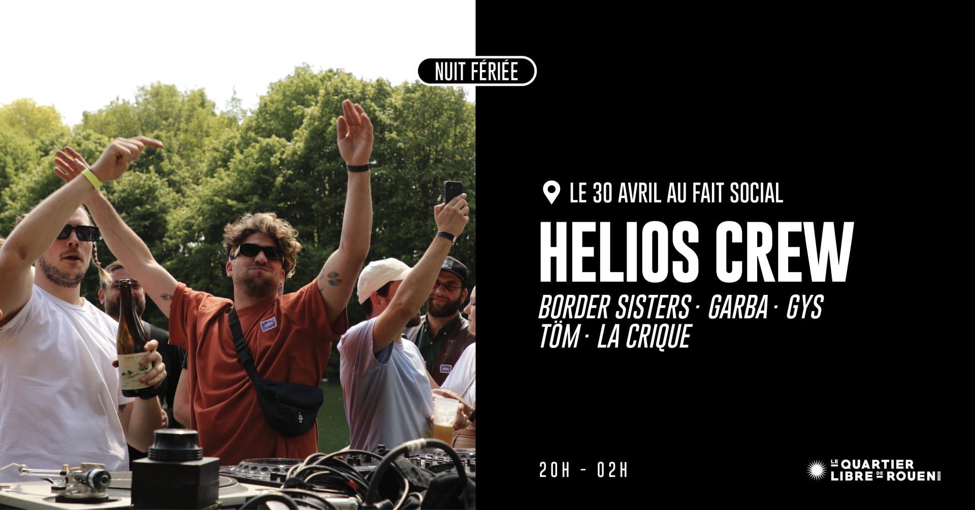 Nuit Fériée : Helios Cover