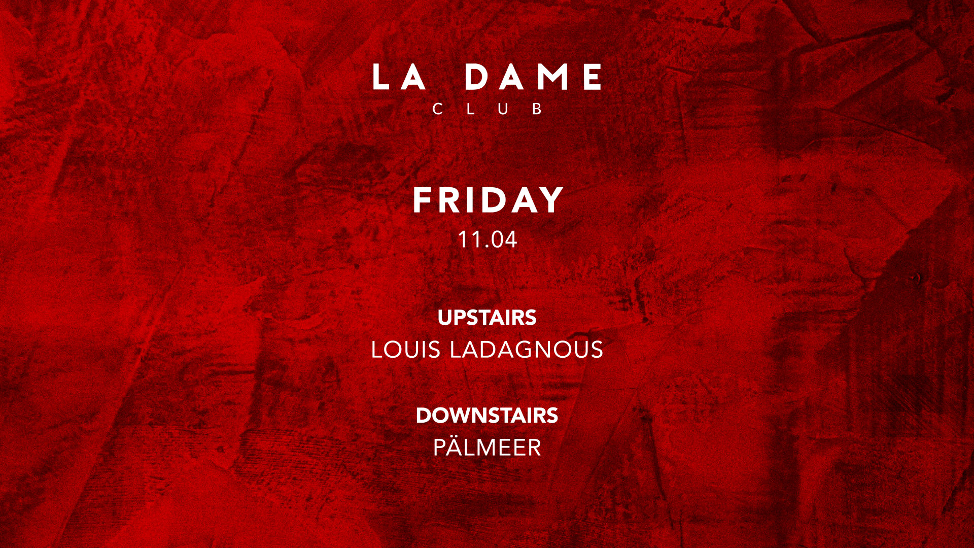 La Dame // Ven 11 Avril // Louis Ladagnous - Pälmeer Cover