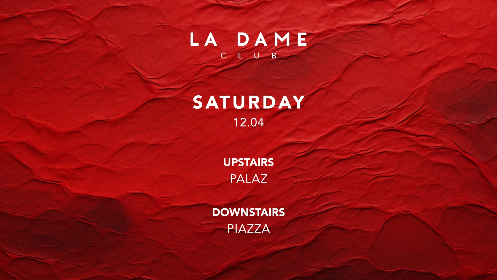 La Dame // Sam 12 Avril // Palaz - Piazza Cover