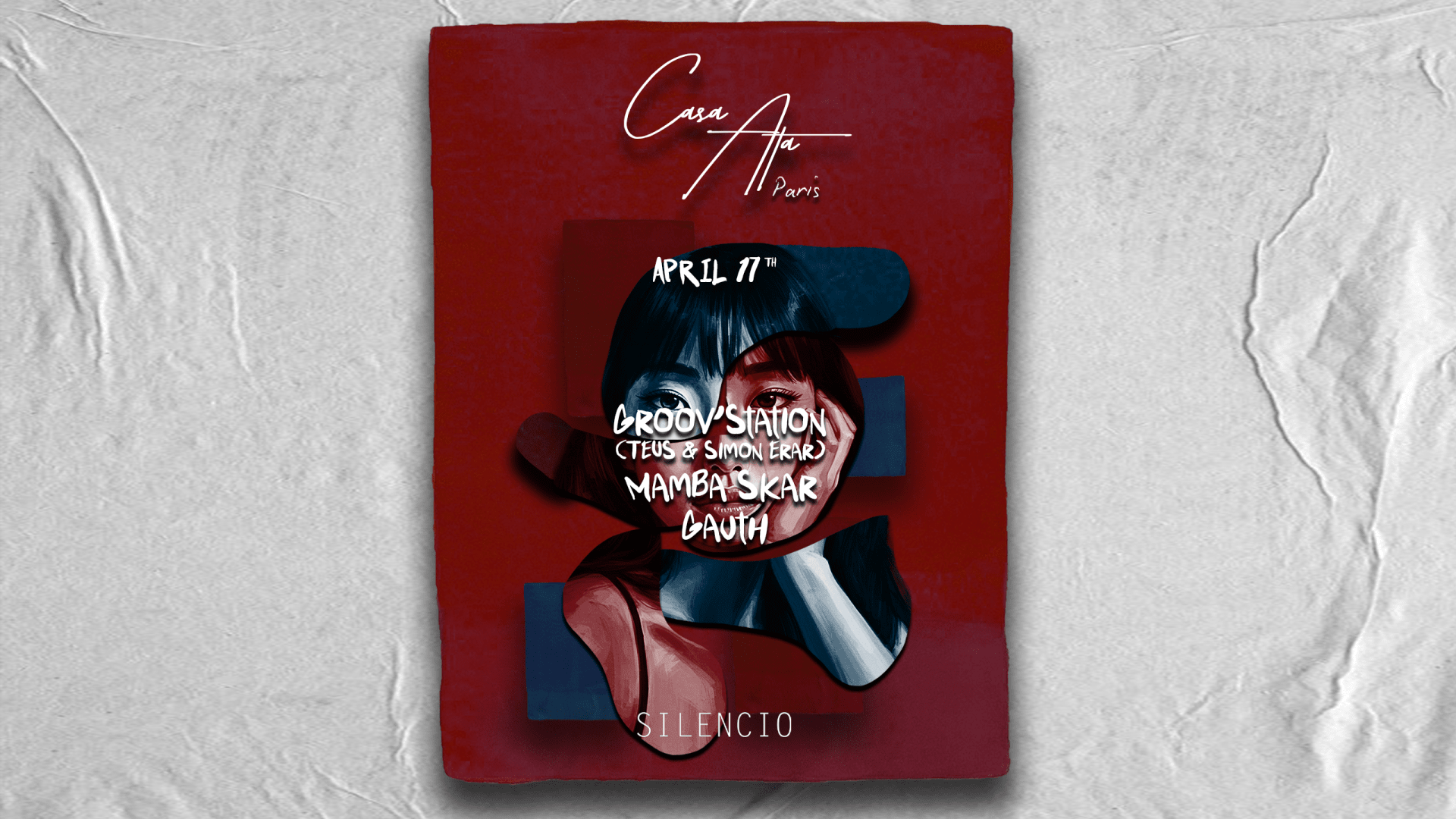 Casa Ata Groov’Station (Teus, Simon Erar), Mamba Skar, Gauth Cover